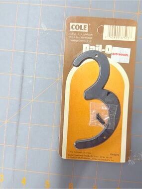 Cole Black Metal House Number 3 on Card